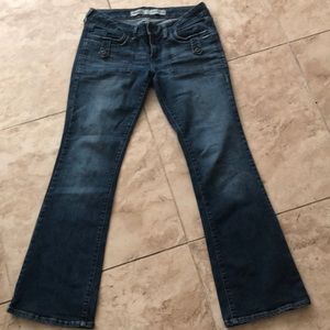 Charlotte Russe size 8 low rise flare jeans